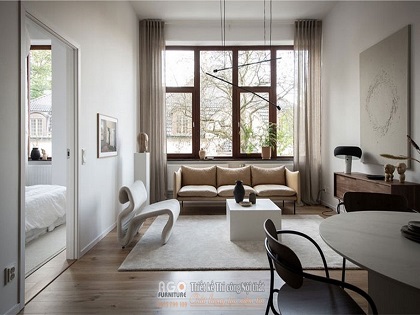 Căn hộ mini thiết kế theo phong cách Scandinavia