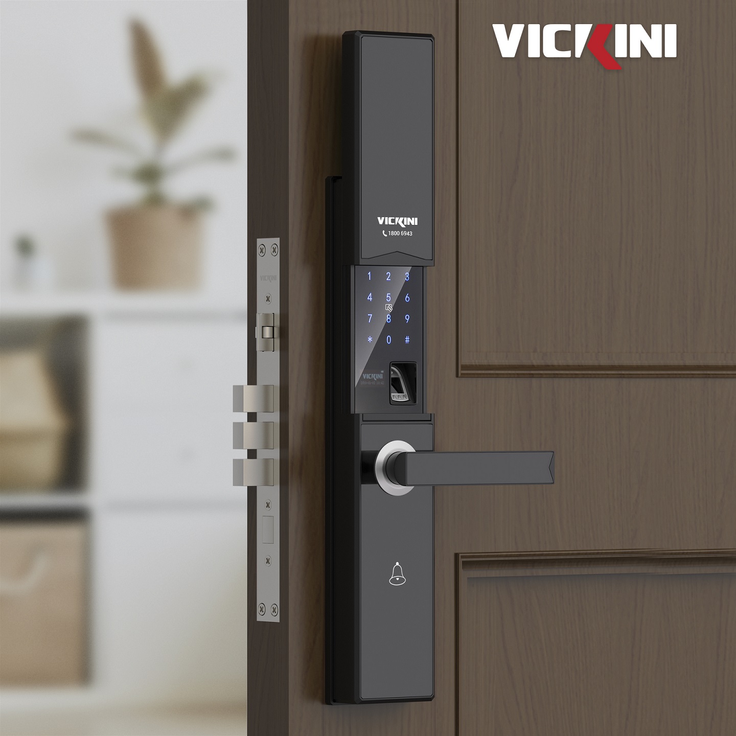 Khóa cửa điện tử cao cấp Vikini -  Thương hiệu tin dùng trong ngành nội thất - kiến trúc hiện đại