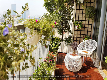 Gợi ý trang trí ban công chung cư tuyệt đẹp 