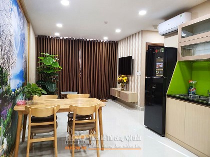 Mẫu thi công nội thất căn hộ chung cư Gateway 2 phòng ngủ | Ms cc-11