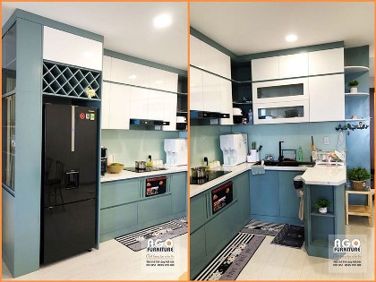 Mẫu thi công nội thất căn hộ chung cư Gateway 2 phòng ngủ | Ms cc-12