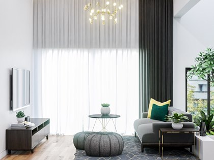 Mẫu thiết kế thi công nội thất phòng khách | PK-SC-3370