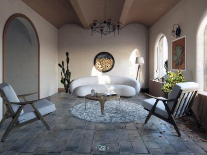 Mẫu thiết kế thi công nội thất phòng khách | PK-SC-4132