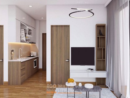 Mẫu thiết kế nội thất căn hộ chung cư Gateway 1 phòng ngủ | Ms cc-14