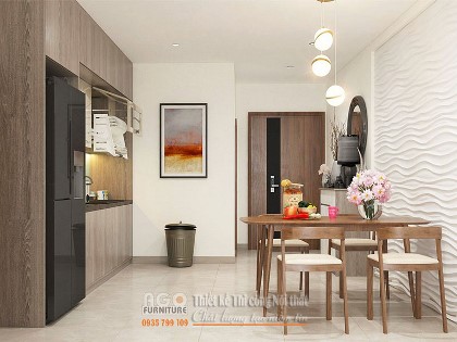 Mẫu thiết kế nội thất căn hộ chung cư Gateway 2 phòng ngủ | Ms cc18