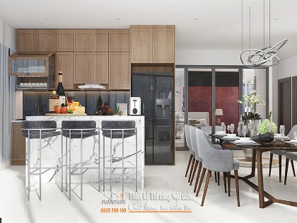 Mẫu thiết kế nội thất căn hộ chung cư Penthouse Gateway | AGO-CC-21