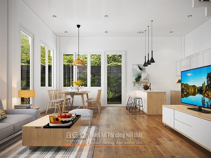 Mẫu thiết kế nội thất nhà phố - Anh Chương | Ms NP-06
