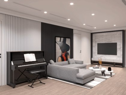 Mẫu thiết kế thi công nội thất chung cư | CC-SC-4120G