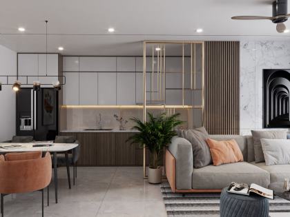 Mẫu thiết kế thi công nội thất chung cư | CC-SC-4510G