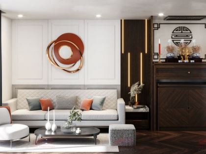 Mẫu thiết kế thi công nội thất chung cư | CC-SC-4596G