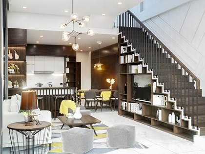 Mẫu thiết kế thi công nội thất nhà phố | NP-SC-3765