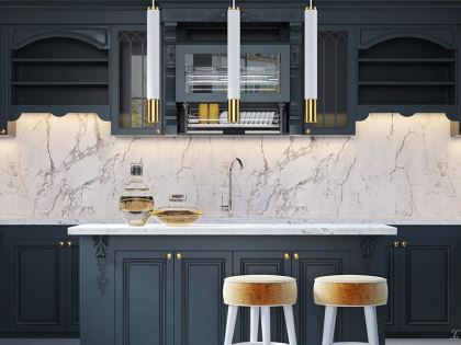 Mẫu thiết kế thi công nội thất phòng bếp | BEP-SC-2979