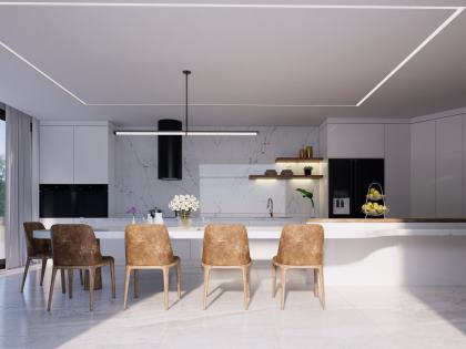 Mẫu thiết kế thi công nội thất phòng bếp | BEP-SC-3861