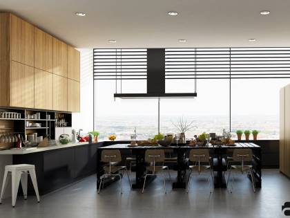 Mẫu thiết kế thi công nội thất phòng bếp | BEP-SC-4029