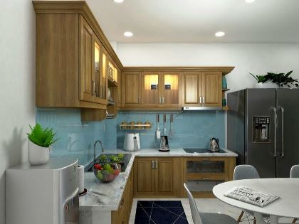 Mẫu thiết kế thi công nội thất phòng bếp | BEP-SC-2250