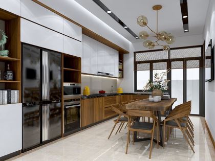 Mẫu thiết kế thi công nội thất phòng bếp| BEP-SC-2544