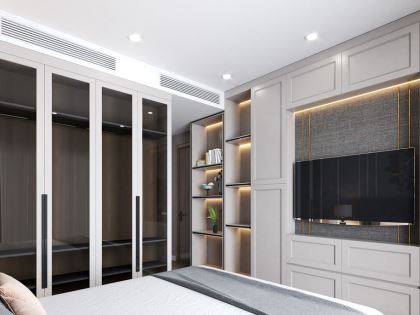 Mẫu thiết kế thi công nội thất phòng ngủ | PN-SC-3069