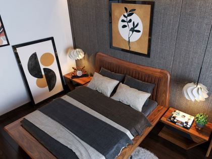 Mẫu thiết kế thi công nội thất phòng ngủ | PN-SC-3159