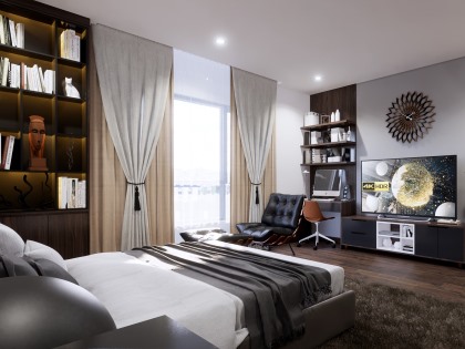 Mẫu thiết kế thi công nội thất phòng ngủ | PN-SC-3430