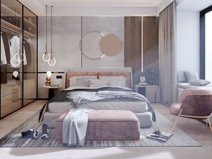 Mẫu thiết kế thi công nội thất phòng ngủ | PN-SC-3582