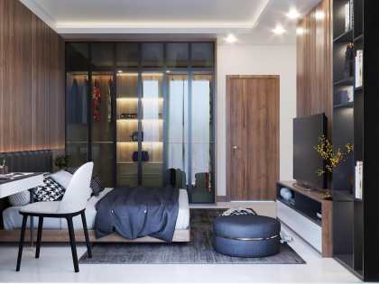 Mẫu thiết kế thi công nội thất phòng ngủ | PN-SC-3692