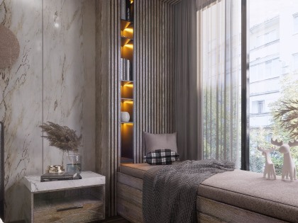 Mẫu thiết kế thi công nội thất phòng ngủ | PN-SC-3716