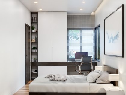 Mẫu thiết kế thi công nội thất phòng ngủ | PN-SC-3774