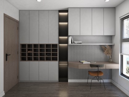 Mẫu thiết kế thi công nội thất phòng ngủ | PN-SC-3885