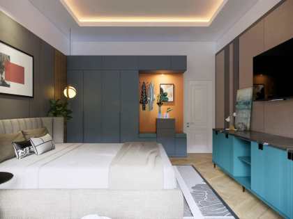 Mẫu thiết kế thi công nội thất phòng ngủ | PN-SC-3966