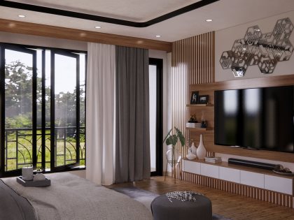 Mẫu thiết kế thi công nội thất phòng ngủ | PN-SC-4205