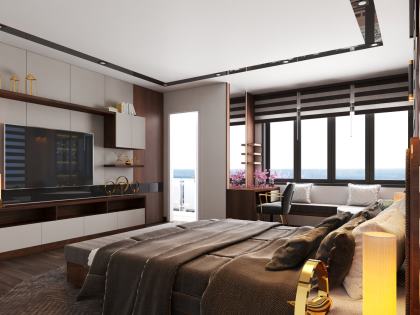 Mẫu thiết kế thi công nội thất phòng ngủ | PN-SC-4239