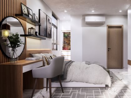 Mẫu thiết kế thi công nội thất phòng ngủ | PN-SC-4296