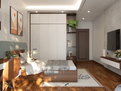 Mẫu thiết kế thi công nội thất phòng ngủ | PN-SC-4485