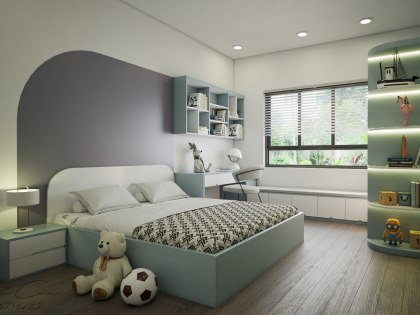 Mẫu thiết kế thi công nội thất phòng ngủ | AGO-PN-4598