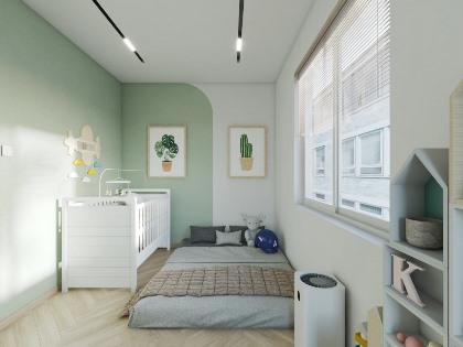 Mẫu thiết kế thi công nội thất phòng ngủ trẻ em | KID-SC-4599