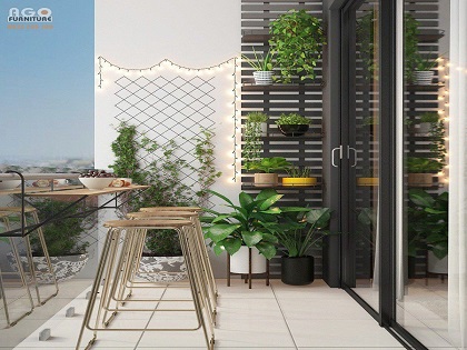 Thiết kế ban công chung cư độc đáo