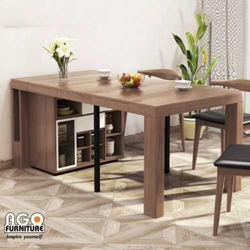 Bàn ăn kéo dài hiện đại