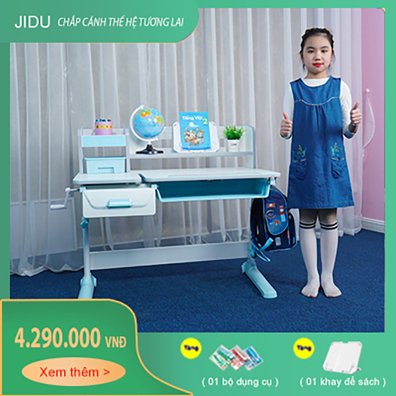 Bàn học chống gù JD-5100 dài 100cm dành cho bé
