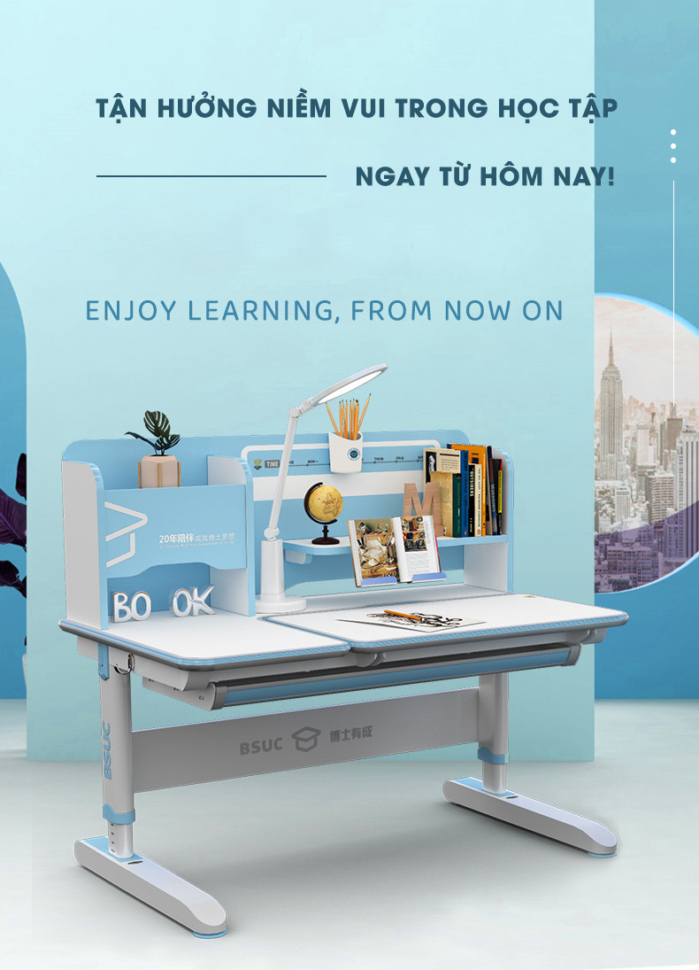 Bàn học thông minh cho bé DRZ-12008