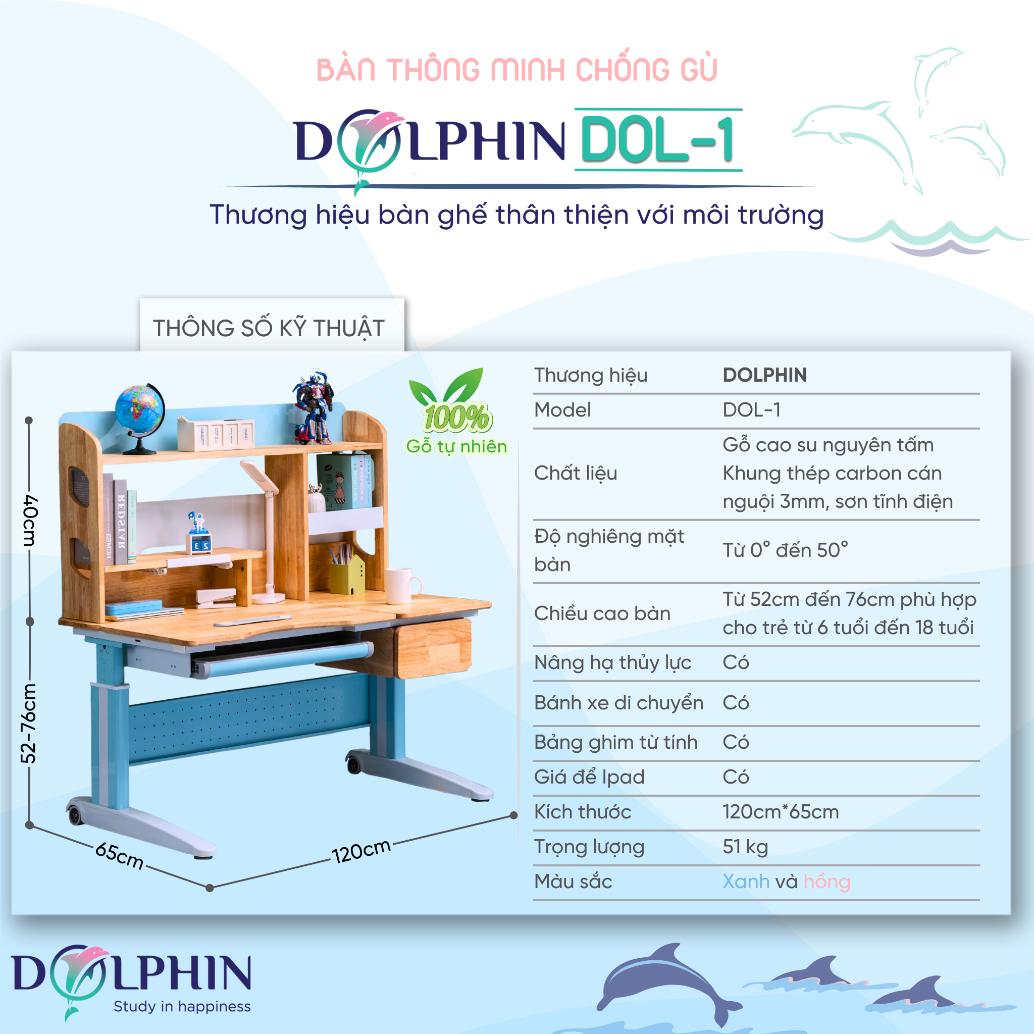 Bàn học thông minh DOL – 1