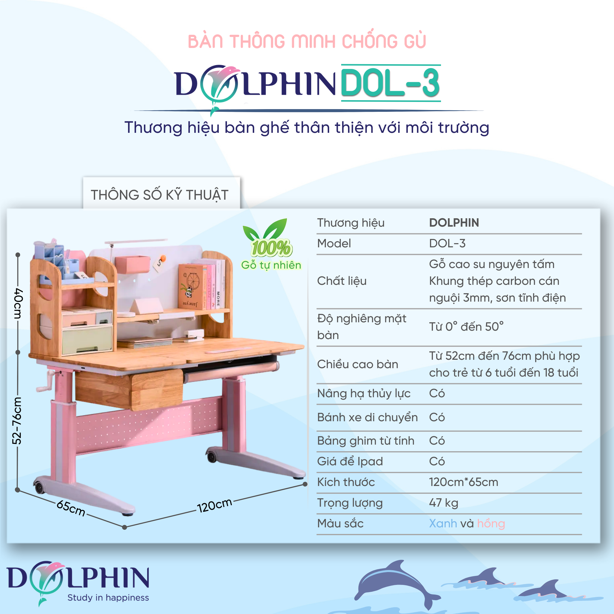 Bàn học thông minh DOL – 3