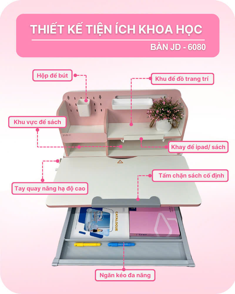 Bàn học thông minh JD-6080