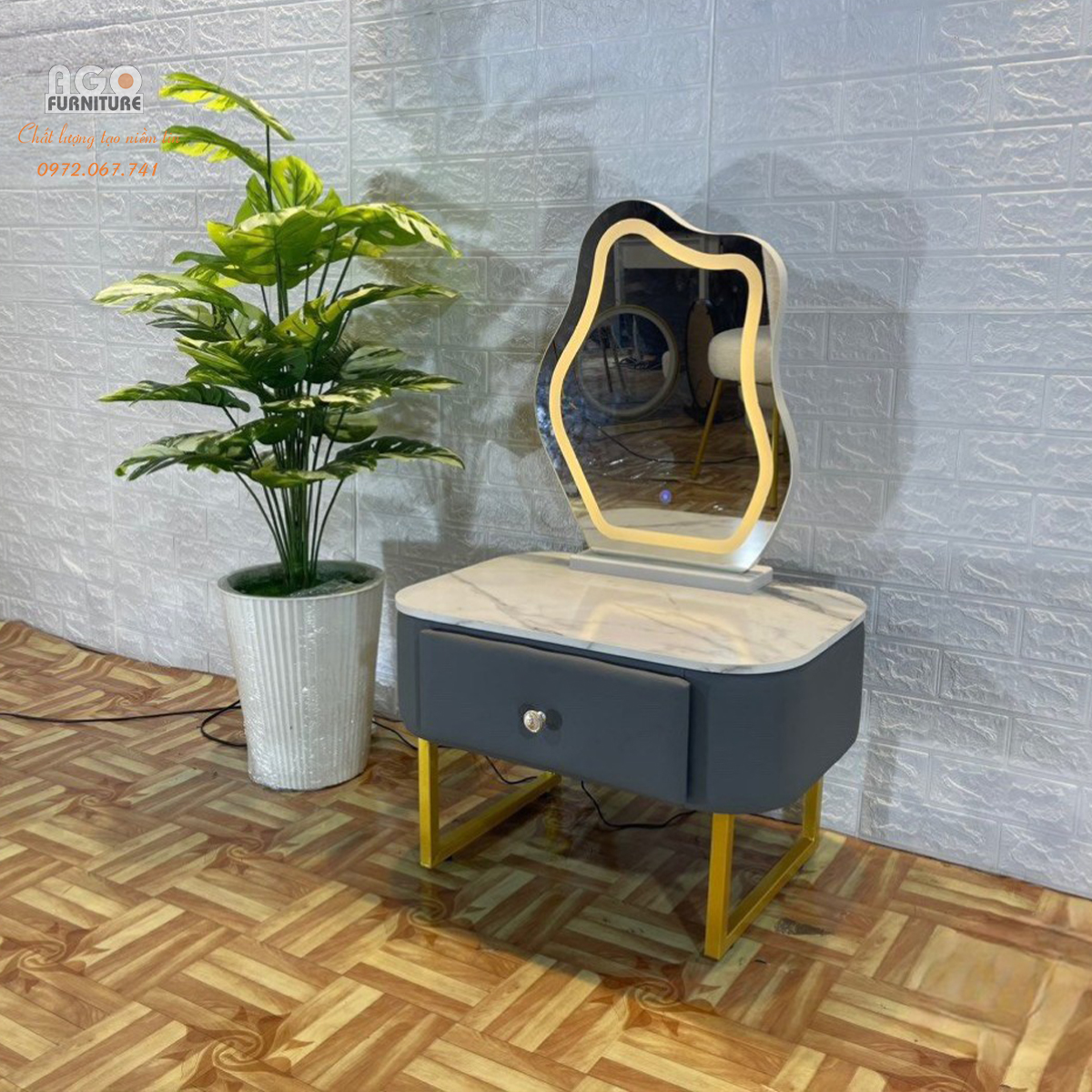 Bàn phấn bệt size 60 | GHB60