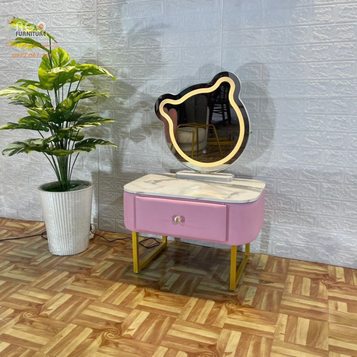 Bàn phấn bệt size 60 | GHB60