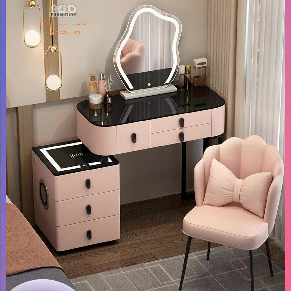 Bộ bàn phấn thông minh nhập khẩu | ABP27