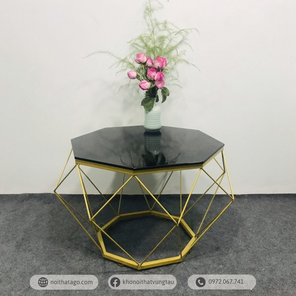 Bàn Sofa Kim Cương 55*55 | HGF01