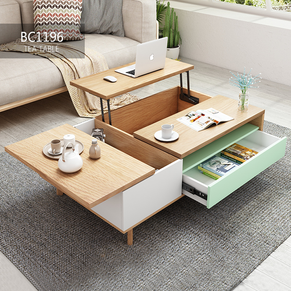 Bàn sofa mặt nâng phong cách Bắc Âu | BSTM-02