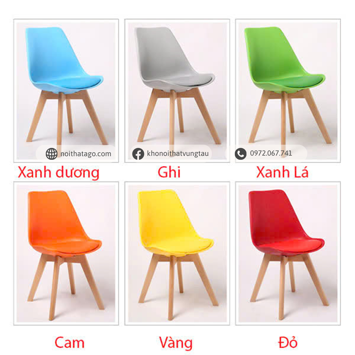 Bộ Bàn Ăn 4 Ghế Eames Nhập Khẩu | CF-401