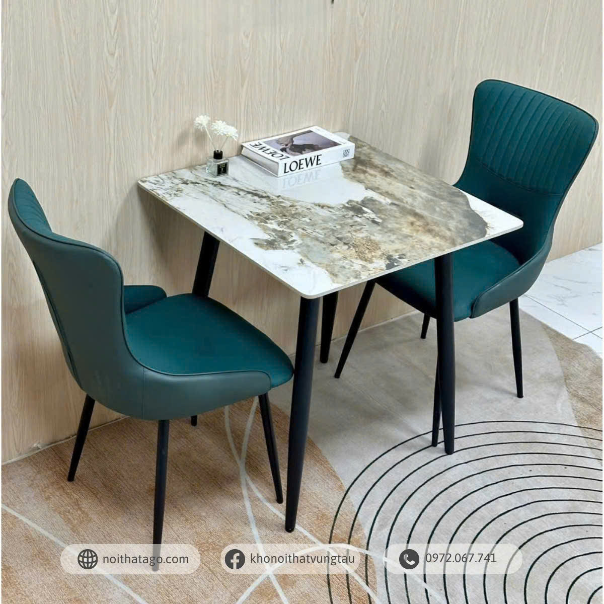 Bộ bàn ăn nhỏ gọn dành cho không gian nhỏ | CKA-202