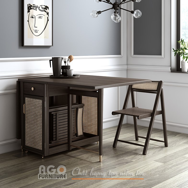 Bộ bàn ghế ăn gấp gọn | BATM-09